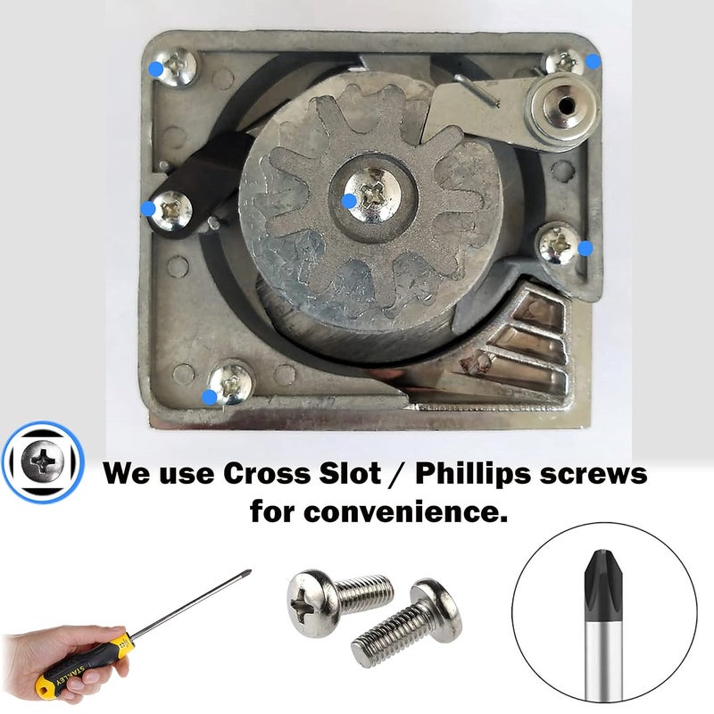 ACKSTAR Store Coin Mechanism for Beaver Machines. 25 Cent Coin Mech for Beaver Gumball Machine Candy Machine. Fit Square Beaver, Round Beaver, Southern & Ball Globe Beaver Vending Machine Coin Mechanism - New - Image 5